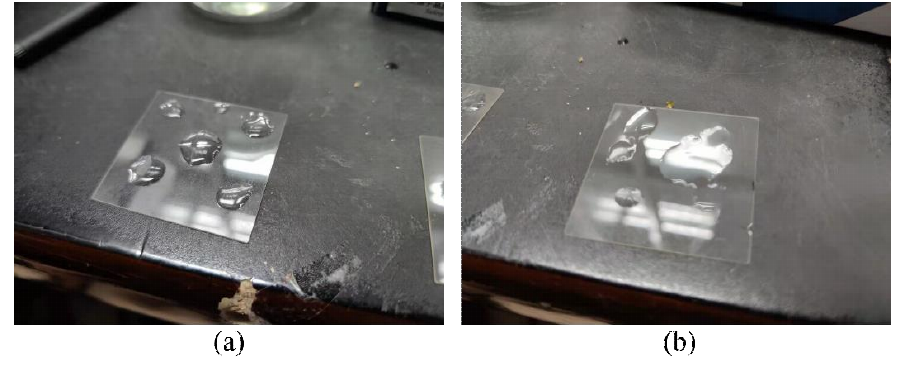 玻璃WWW.麻豆.COM清洗前后水滴角对比