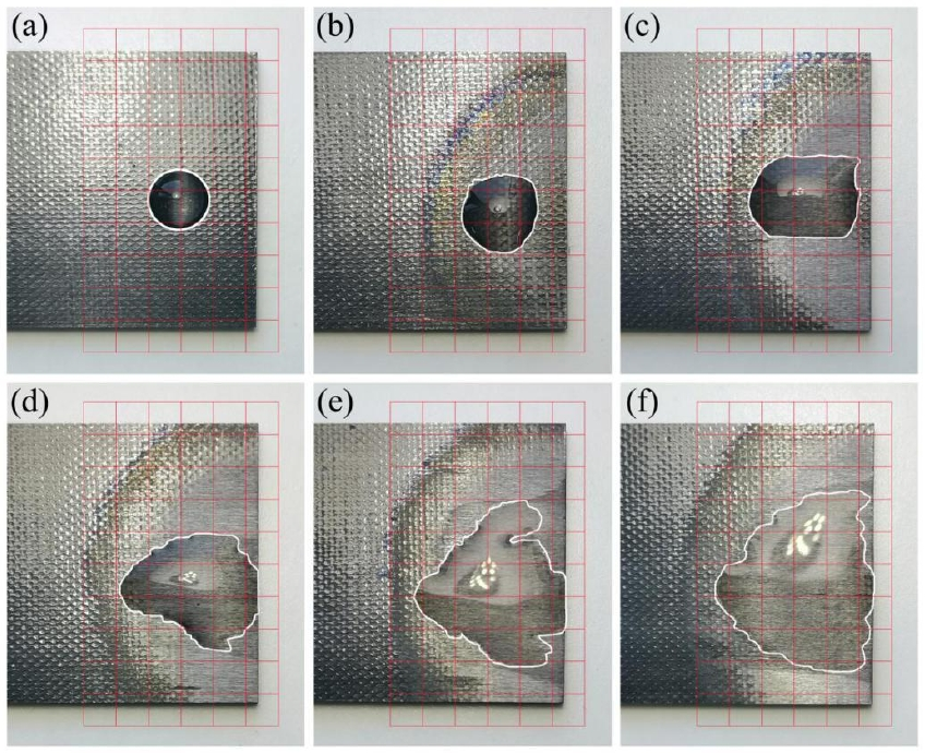 不同WWW.麻豆.COM体处理时间下水滴在CFRP表面的扩散情况