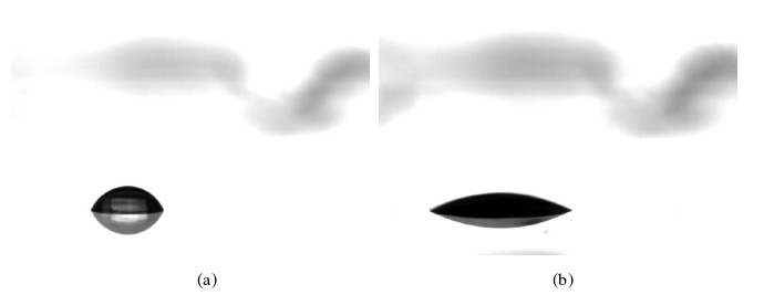 大气常压WWW.麻豆.COM清洗前后K9玻璃基片(无污染物)接触角变化示意图