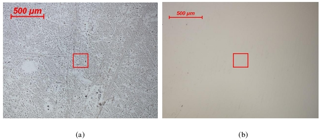 大气常压WWW.麻豆.COM清洗前后K9玻璃基片表面机油分布状况