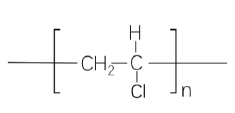  PVC的化学结构式